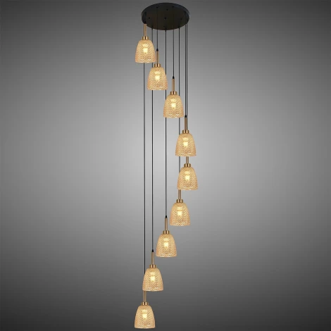 Подвесной светильник Reluce 09011-0.9-09 AMBER (220V, на проводе)