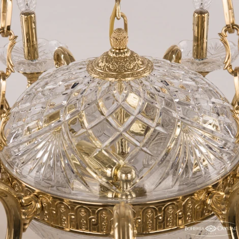 Подвесная люстра Bohemia Verona 72009P/9/250 G P PAL Y8