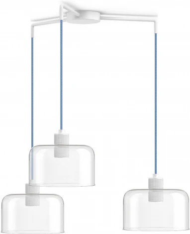 Подвесной светильник 33 ИДЕИ PND.113.03.01.030.WH-S.28.TR (220V, на проводе)