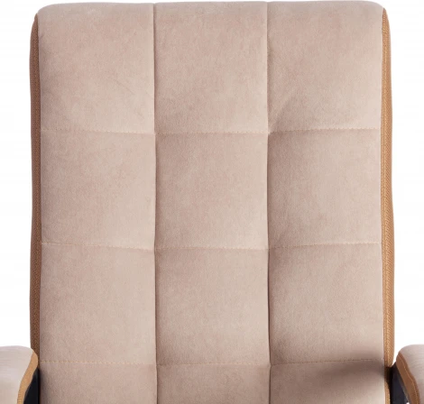 Компьютерное кресло игровое Tetchair TRENDY (Флок,Ткань/Бежевый)