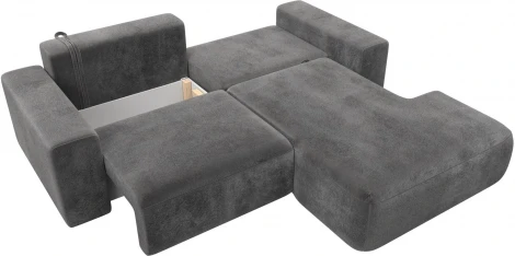 Диван угловой Лига-036 НПБ Классик правый угол Лига Диванов (Велюр) арт.127737