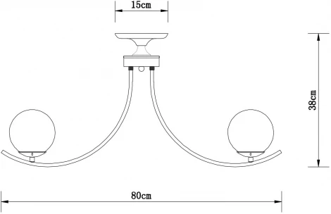 Потолочная люстра Arte Lamp Scarlett A2715PL-8AB