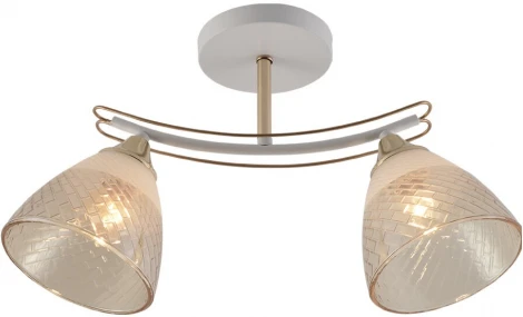 Потолочная люстра на штанге Seven Fires Goriya SF3383/2C-WT-FGD-AM