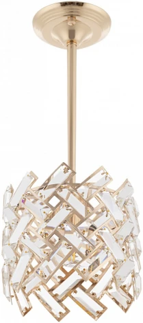 Потолочная люстра хрустальная на штанге Arte Milano Sorrento-7019 377019/1/300/200 GD (220V)