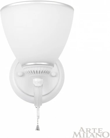 Бра с выключателем Arte Milano AM342837 342837/1W WT+SL (220V)