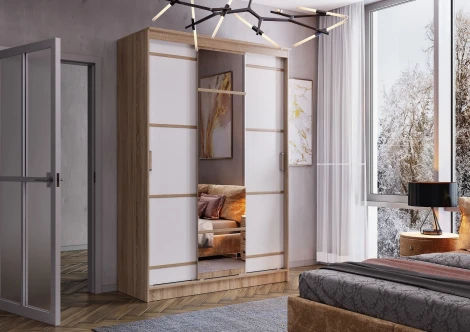 Шкаф БТС-купе Сакура 150 см, дуб сонома