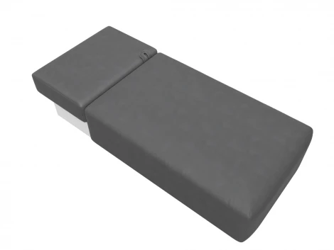 Модуль канапе Лига-060 НПБ (ЛДСП,Брус,Фанера,Замша/Серый) Лига Диванов 129562