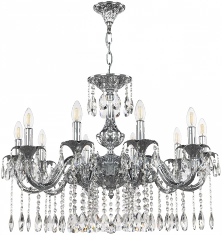 Подвесная люстра Bohemia AL7901 AL79101/10/250 A Ni (220V, подвески, на цепи, подсвечник, свеча)