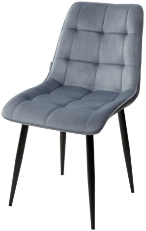 Стул CHIC BLUVEL-06 BLUE / черный каркас