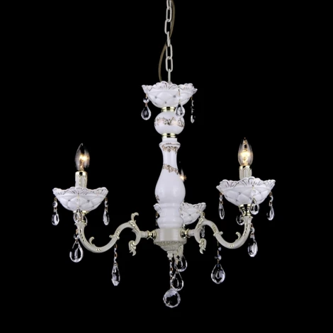 Подвесная люстра Natali Kovaltseva 10783 10783/3C FLORENCE WHITE