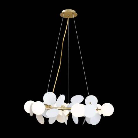 Подвесная люстра Loft IT Matisse 10008/700 white (220V, на тросе, шарики)