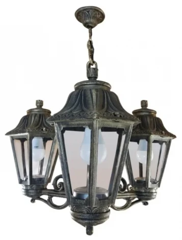 Уличный светильник подвесной Fumagalli Rut E26.120.S30.BXF1R (220V, на цепи, IP55)