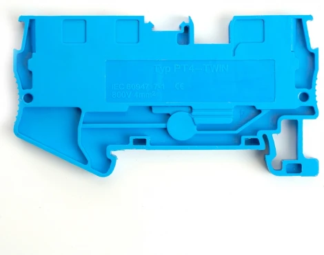 Зажим пружинный 2-х проводной проходной Stekker 49250