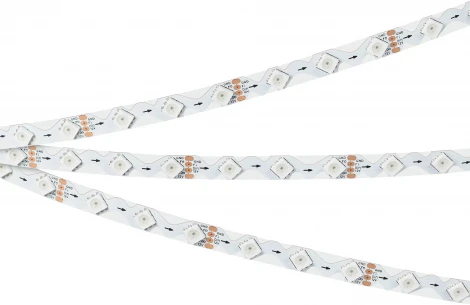 Светодиодная лента SPI-RZ-B60-8mm 12V RGB-PX1-BPT (9 W/m, IP20, 5060, 5m) (Arlight) 047382