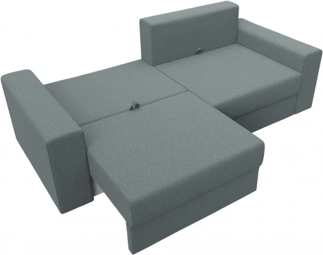 Диван прямой Майами (Серый/Рогожка) Лига Диванов арт.121154