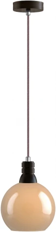 Подвесной светильник 33 ИДЕИ PND.120.01.03.028.WE-S.13.AM (220V, на проводе, шар)