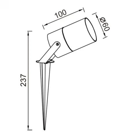 Наземный уличный грунтовый светильник IP65 Mantra Quebec 9287