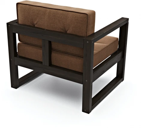 Кресло Arsko Астер венге коричневая рогожка