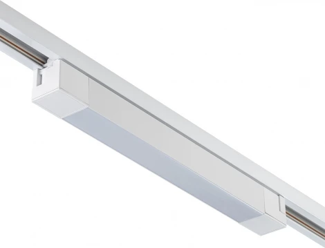 Трековый светильник однофазный Escada 20001 20001TRU/01LED SWH 20Вт, металл/акрил, белый матовый (220V)