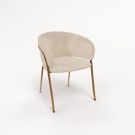 Стул Serene Enchantment Hesby (Металл/Бежевый) арт.HSBI_HTC0255_beige_2