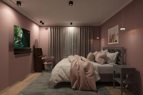 Накладной точечный светильник Denkirs DK3030-BK (220V, куб)