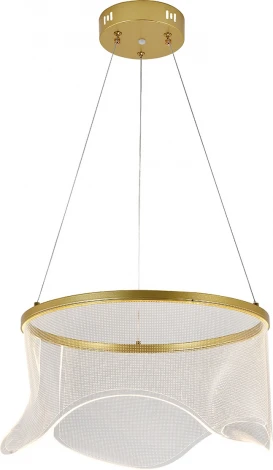 Подвесной светильник с таймером (14029/1P Gold) Indigo Veletta V000164L (LED, 220V, пульт управления, на тросе)