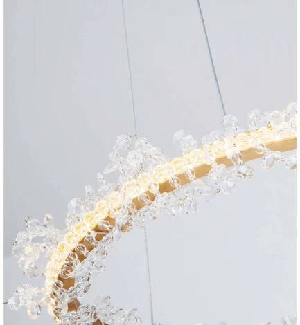 Подвесная люстра Kink Light Лаура 08244,36A (220V, на тросе, кольцо, круг)