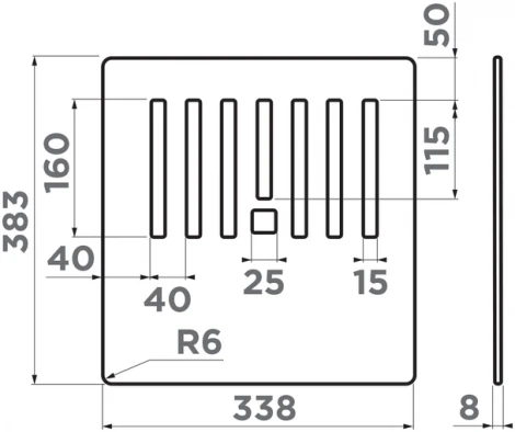 Разделочная доска Omoikiri CB-Kitagawa 86-LB-BL 4999064