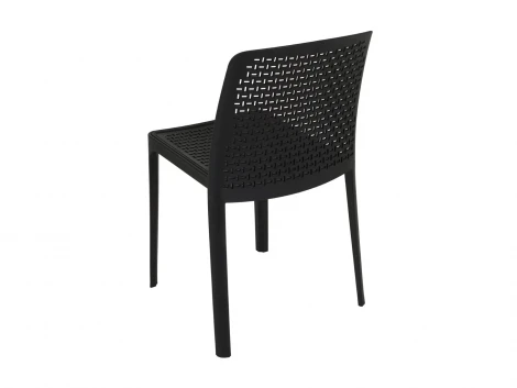 Комплект стульев Bottega 4 шт. ОГОГО Обстановочка! 966305 (Пластик/Черный)