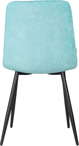 Стул обеденный DOBRIN CHILLY ROMBO (Тиффани Simple 51, основание черное) 006 ROMBO, цвет сиденья тиффани основания черный