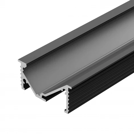 Профиль SL-BEVEL-W32-F-2000 ANOD BLACK (Arlight, Алюминий) 063941