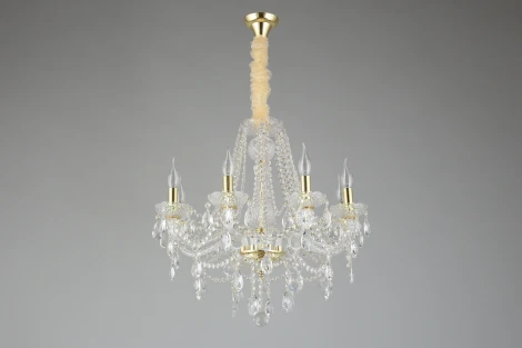 Подвесная люстра Aployt Koletta APL.755.13.08 (220V, хрусталь, на цепи, свеча)