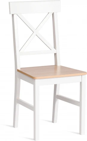 Обеденный комплект Хадсон (стол + 4 стула)/ Hudson Dining Set (mod.0103) (МДФ /Белый )
