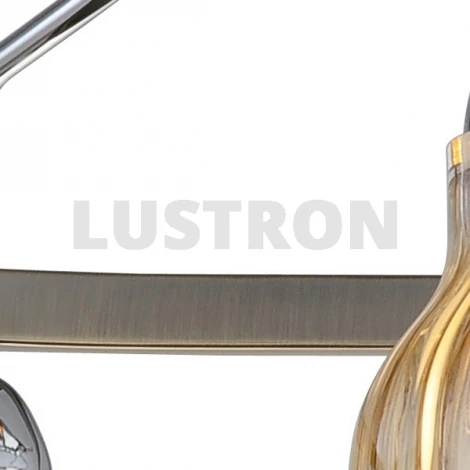 Потолочная люстра N-Light 411 411-08-53CAB chrome + antique brass