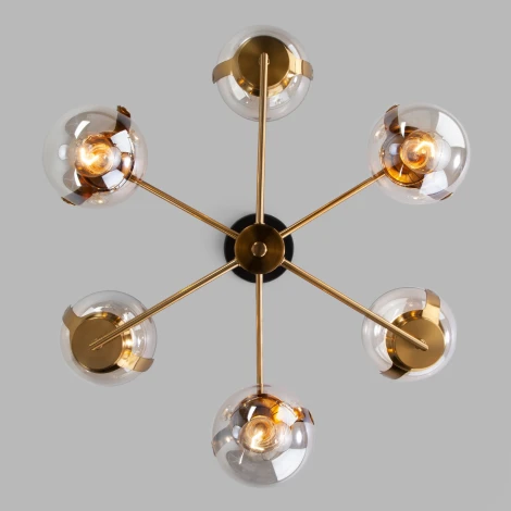 Потолочная люстра Eurosvet Creek 70118/6 черный