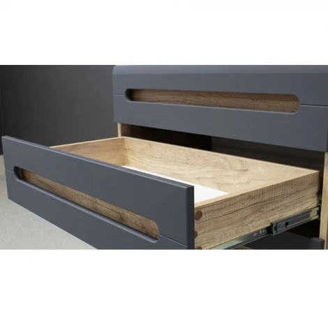 Тумба БТС для обуви Наоми ТБ-18, графит