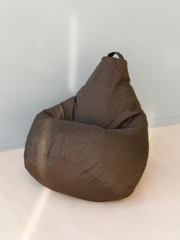 Кресло мешок Dreambag Груша Коричневая Рогожка (XL, Классический) 5015921