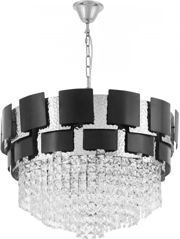 Подвесная люстра Lumina Deco Molina LDP 7045-600 BK+CHR (220V)