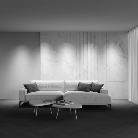 Встраиваемый светильник Maytoni Alfa LED DL043-01-10W3K-RD-B-1 (220V, круглые)