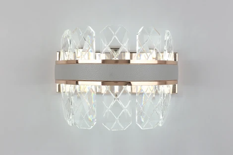 Настенный светильник Aployt Juda APL.032.01.32 (LED, 220V, хрусталь)