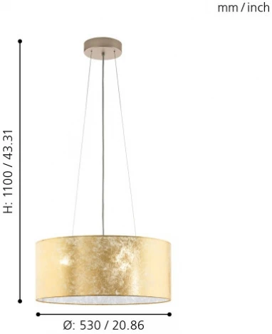 Подвесной светильник Eglo Viserbella 97644