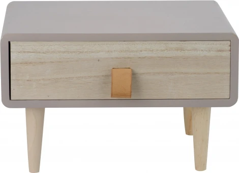 Ящик прямоугольный с ножками ОГОГО (арт.859205), (Массив дерева/Темно-серый)