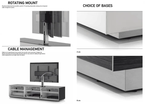 Тумба под телевизор Sonorous EX290 black