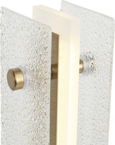 Настольная лампав ST Luce Fagy SL6245.204.01 золотистый/Прозрачный LED 1*8W 4000K (220V)