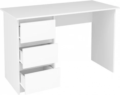Компьютерный стол Woodville Идена СТП06-1200 120х55х77 ЛДСП белое / ЛДСП белое