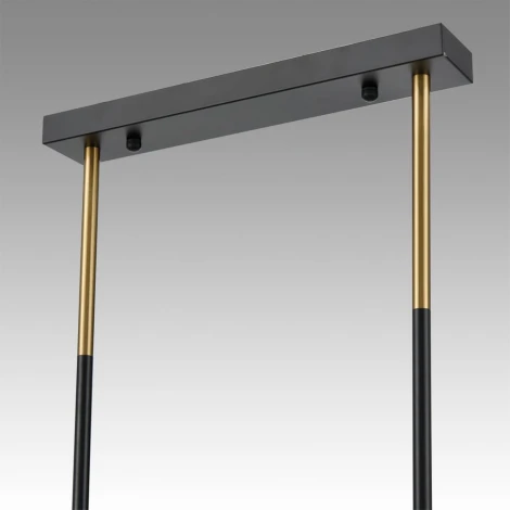 Потолочная люстра на штанге Lumion Tamaresa 8112/12 черный/бронза/прозрачный, металл/стекло G9 12*30W 220V