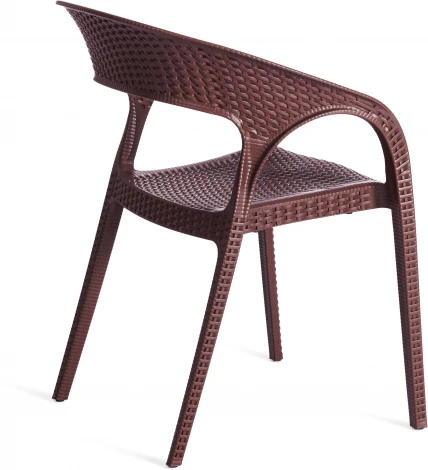 Обеденный стул Tetchair TINTO (Пластик/Коричневый)