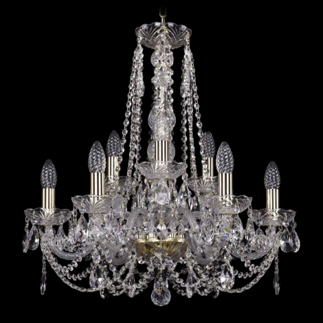 Подвесная люстра Bohemia 1406 1406/6+3/195/h-58/G