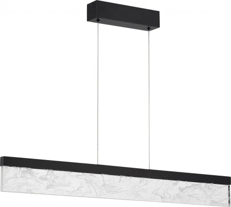 Подвесной линейный светильник ST Luce Splendid SL6234.403.36 Черный/Дымчатый LED 1*36W 4000K