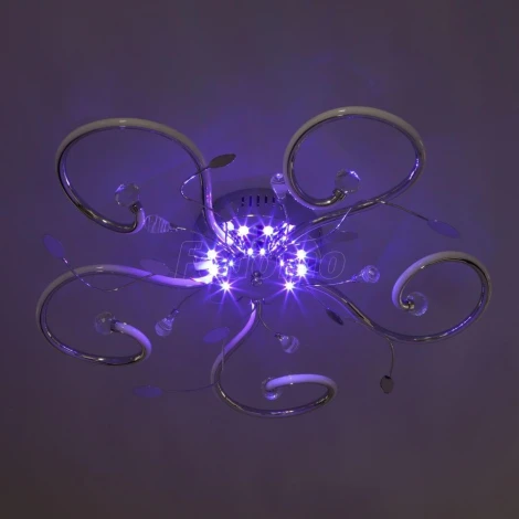 Потолочная люстра Eurosvet Curl 90129/5 хром